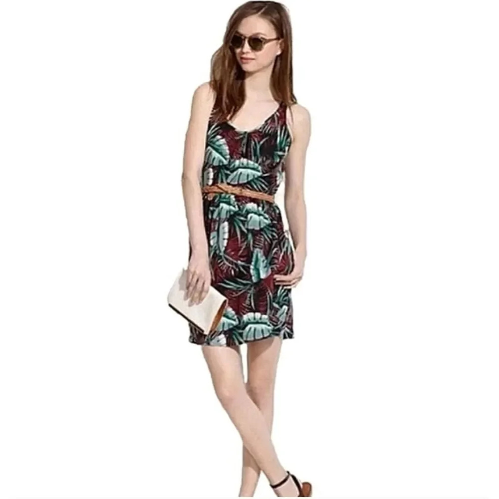 Madewell | 100% Silk Tropical Island Mini Dress - Picture 2 of 8